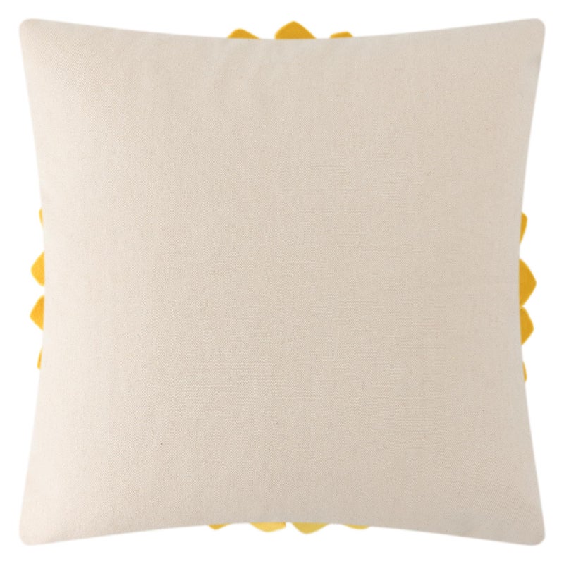 OiseauVoler 3D Sunflowers Handmade Throw Pillow Covers Decorative Pillowcases Cushion Covers for Bed Living Room Farmhouse Decor Yellow 18x18 Inches - Image 3